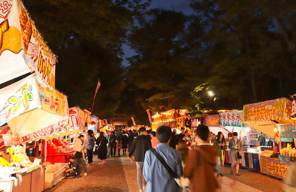 日本祭典的攤販美食