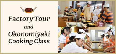 FactoryTour and Okonomiyaki cooking class